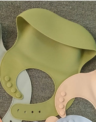 Soft Waterproof Silicone Baby Bib - Mi tienda