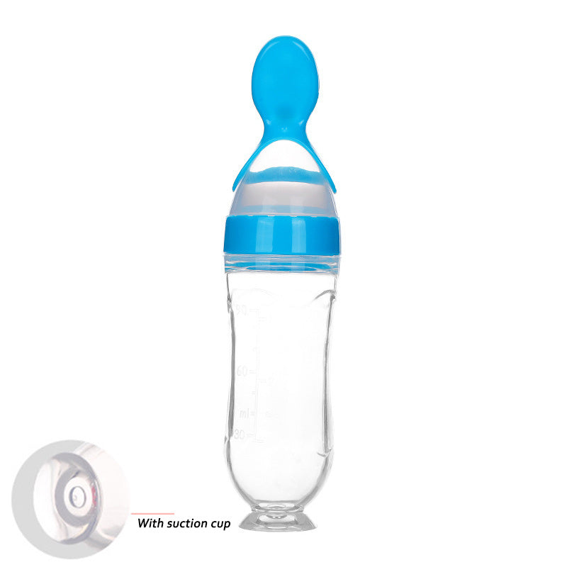 Silicone Squeeze Feeding Spoon Bottle - Mi tienda