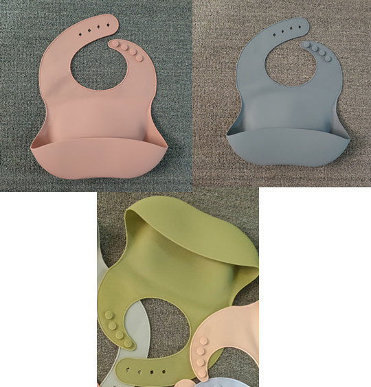 Soft Waterproof Silicone Baby Bib - Mi tienda