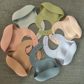 Soft Waterproof Silicone Baby Bib - Mi tienda