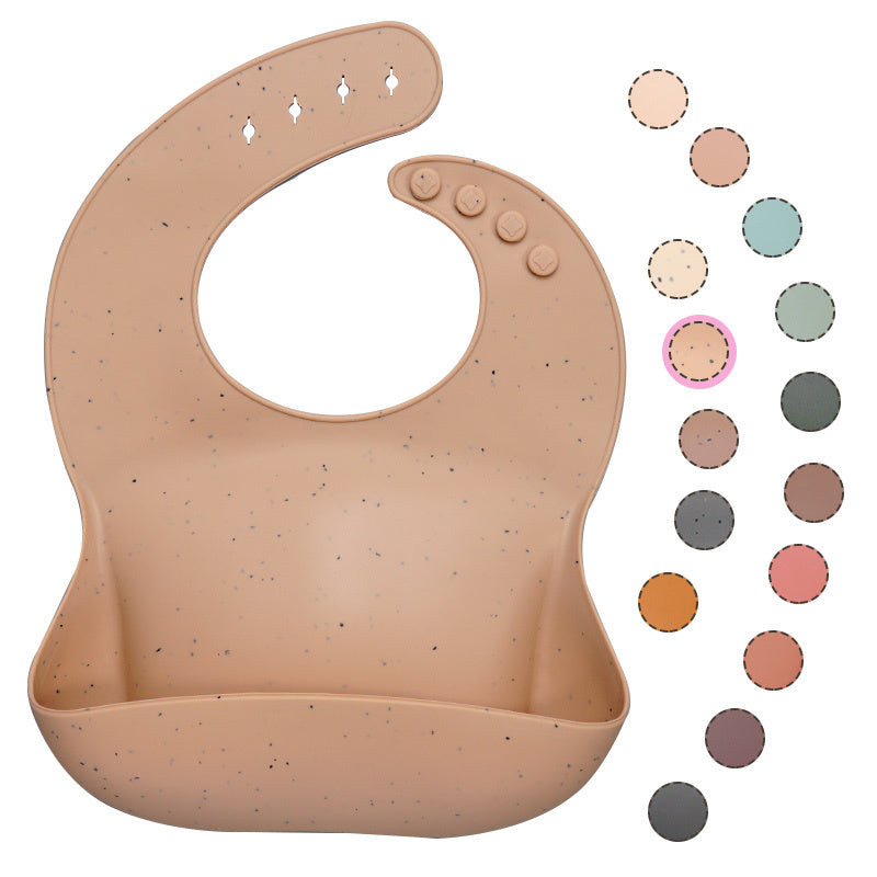 Soft Waterproof Silicone Baby Bib - Mi tienda